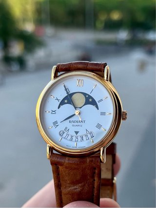 Reloj Radiant Moonphase Vintage Nuevo *Años 90s*