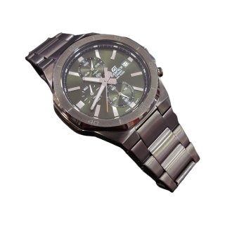 Reloj Casio Edifice Negro y Plateado