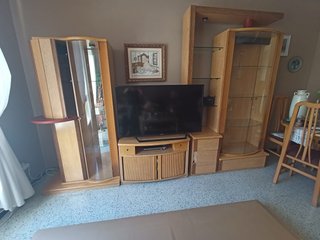 Mueble de salón modular madera