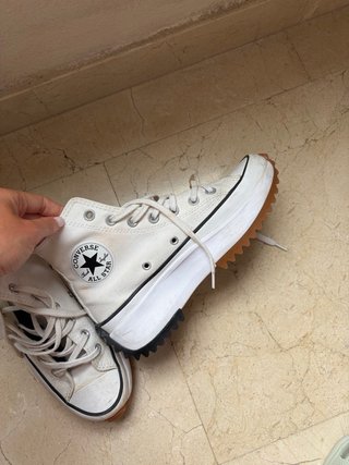 Converse All Star Plataforma Blancas