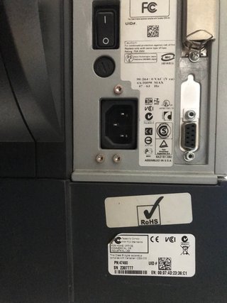 Impresora Térmica Etiquetas Zebra Z4Mplus