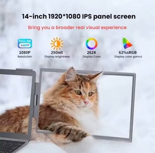 Pantalla Portátil Triple 14” FHD IPS