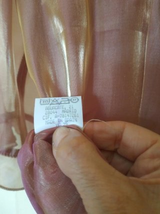 Chaqueta transparente fiesta. talla 42.
