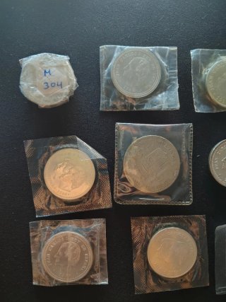 Lote de monedas de plata