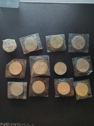 Lote de monedas de plata