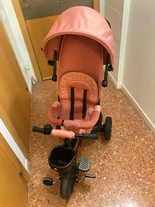 Triciclo Kinderkraft Aveo Plegable Rosa