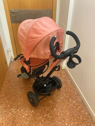 Triciclo Kinderkraft Aveo Plegable Rosa
