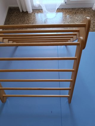 Triángulo de escalada plegable con tobogán