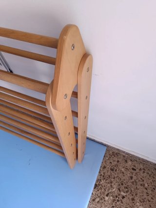 Triángulo de escalada plegable con tobogán