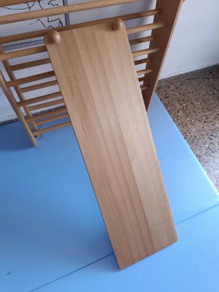Triángulo de escalada plegable con tobogán