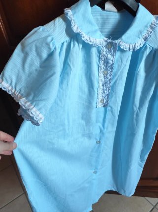 Set camicia e vestaglia vintage L