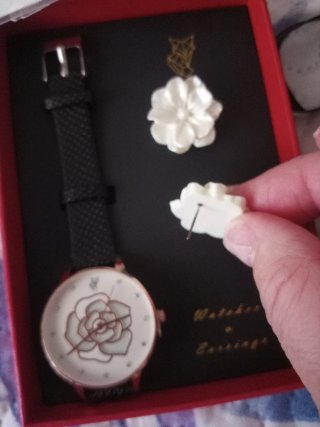 Conjunto Reloj y Pendientes Lucky Fox