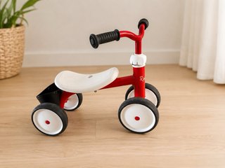 Correpasillos Smoby Rookie 4 ruedas rojo