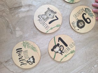 Tarjetas para fotos de recién nacido