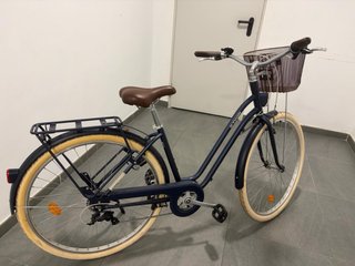Bicicleta Paseo Btwin Elops 520 Azul