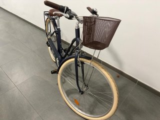 Bicicleta Paseo Btwin Elops 520 Azul