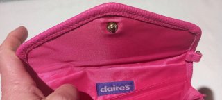 Cartera Claire's Rosa con Estampado
