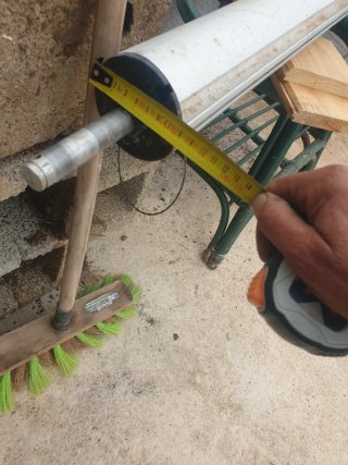 Enrollador Manta Piscina Aluminio Extensible