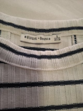 Top de rayas halter