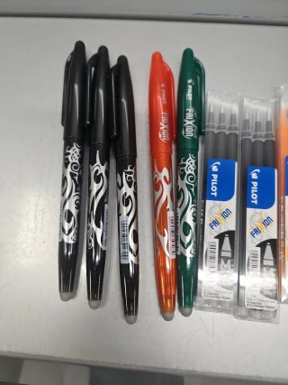 Penne Pilot Frixion cancellabili + refill