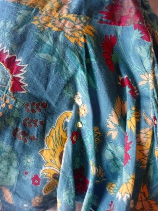 Falda Bershka Talla XS Estampado Floral