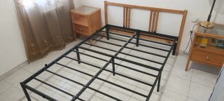 Somier Cama 135x190 Metal Negro