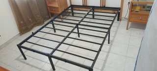 Somier Cama 135x190 Metal Negro
