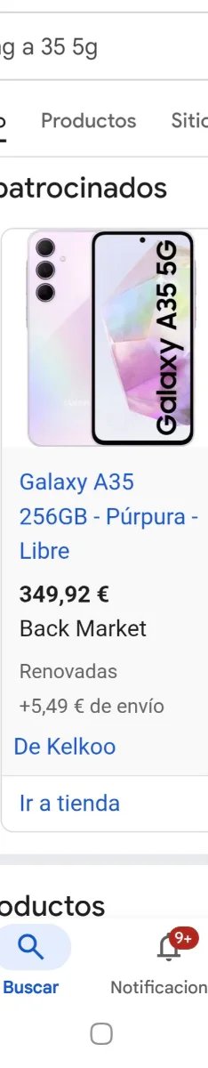 Samsung Galaxy A35 5G 256GB azul
