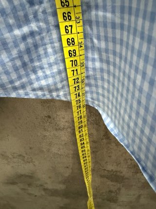Camisa Lacoste Cuadros Azul Manga Larga