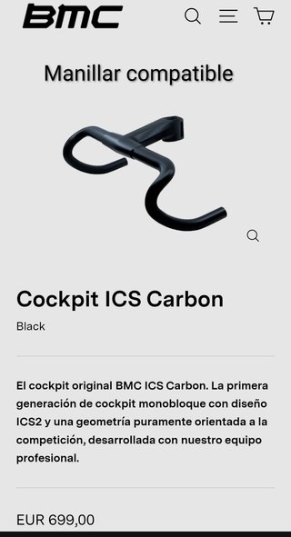 Soporte Garmin/GoPro Manillar BMC ICS