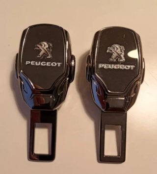 Hebillas Extensión Cinturón Seguridad Peugeot (2ud