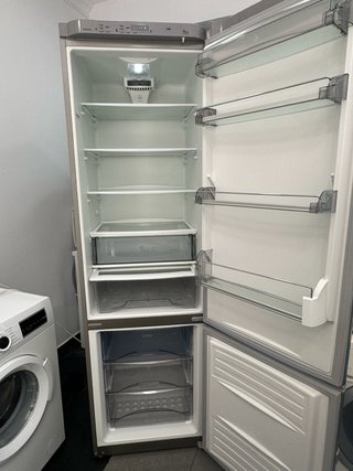Nevera combi acero inoxidable