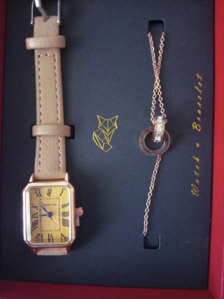 Conjunto Reloj y Collar Lucky Fox