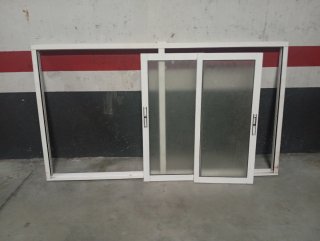 Ventanal Aluminio Blanco Corredero