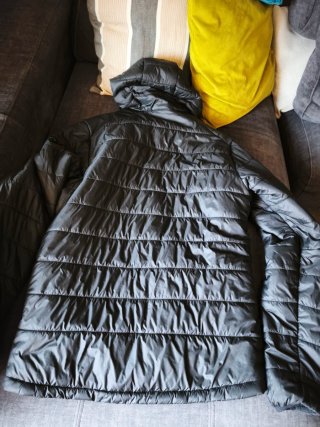Chaqueta Forclaz Plumas Negra