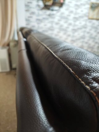 Sofá chaiselongue eléctrico de piel