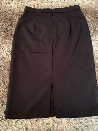 Falda tubo Zara negra