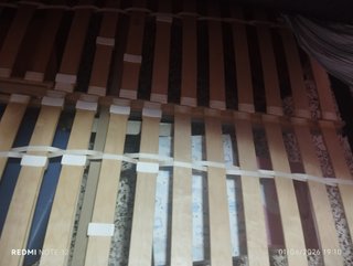 Cama de hierro IKEA con somier