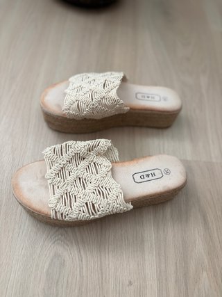 Cuñas H&D Beige Talla 38