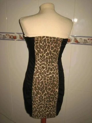 Vestido Animal Print Talla S
