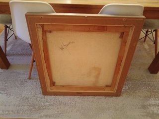 Cuadro pintado a mano 74x74