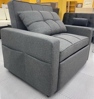 Sofá Cama Gris Tela