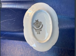 Palillero Rosenthal Porcelana Baviera Flores Rosas