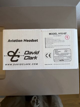 Auriculares David Clark H10-60 Avión