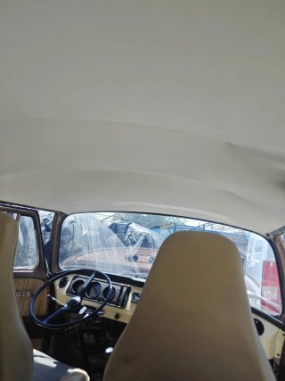 Tapicería blanca techo Volkswagen T2 Clásica