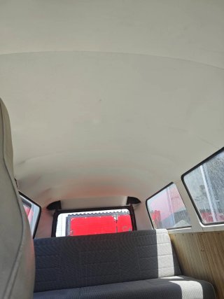 Tapicería blanca techo Volkswagen T2 Clásica