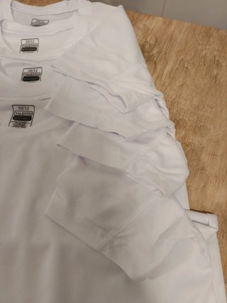 4 Camisetas Valento Blancas Talla 10/12