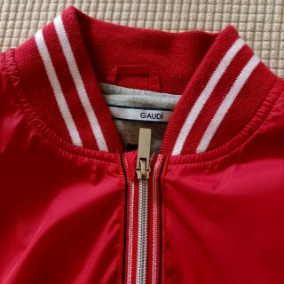 Gaudí Bomber Leggero Rosso e Bianco