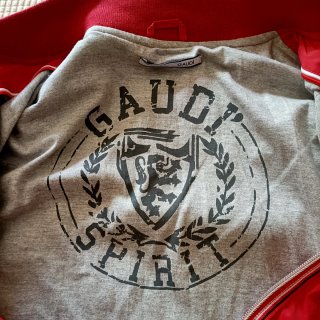 Gaudí Bomber Leggero Rosso e Bianco