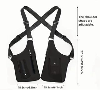 Bolso Chaleco Antirrobo Negro